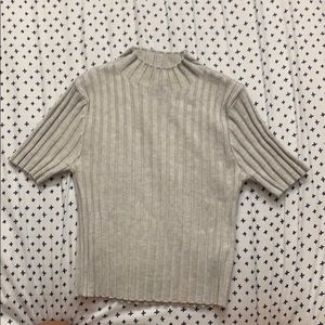 Cropped turtle neck